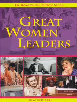 cover image of Great Women Leaders